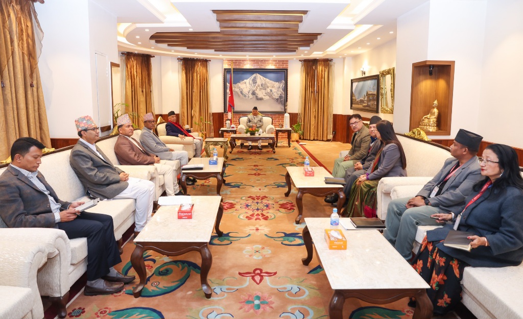 राष्ट्रपति र प्रधानमन्त्रीबीच छलफल