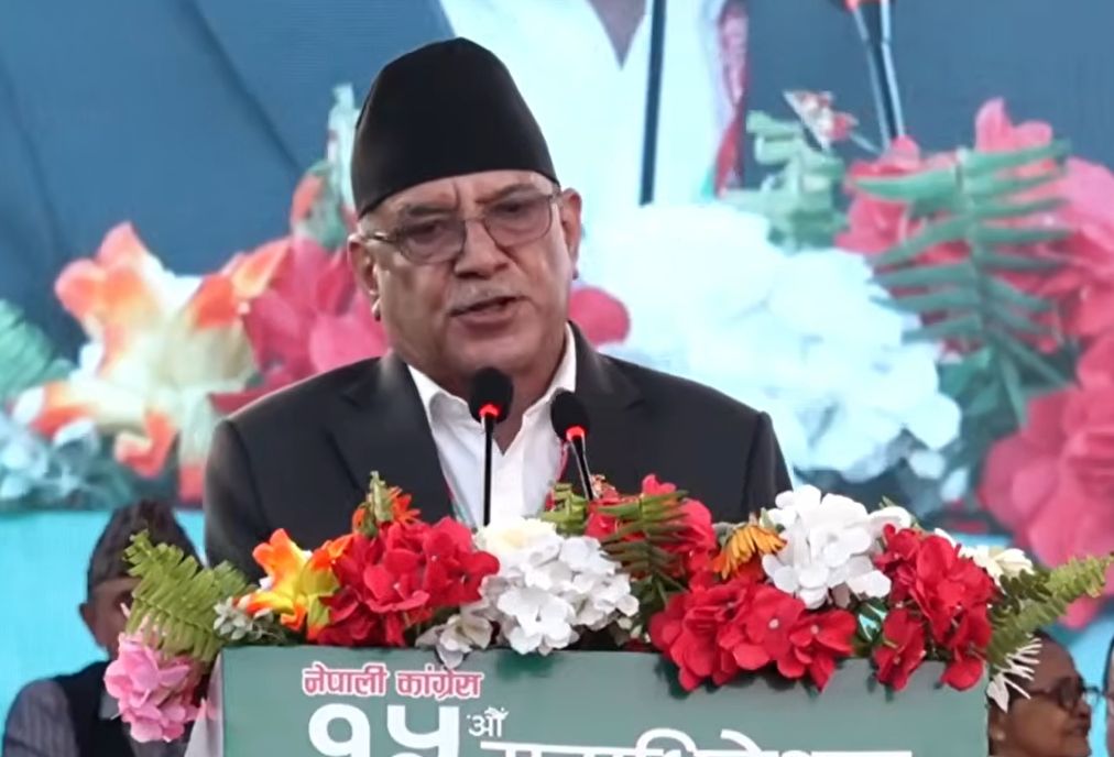 गगन थापालाई देशको नेतृत्व गर्ने अवसर आउँदैछ : प्रचण्ड