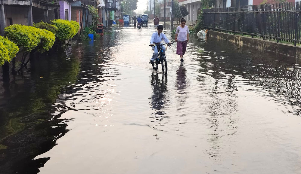 झापामा सबैभन्दा बढी १२९ मिलीमिटर वर्षा
