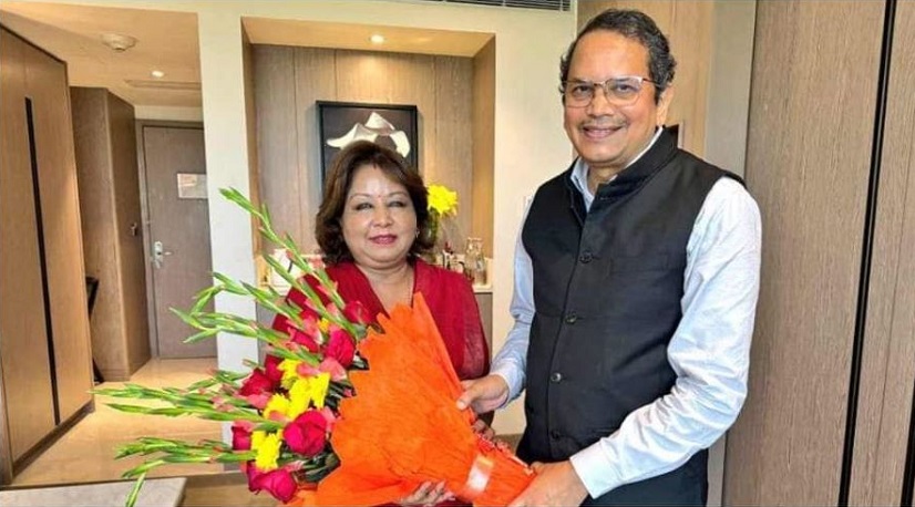 परराष्ट्रमन्त्री डा. राणा र विदेश विभाग प्रमुख डा. चौथाइवालेबीच भेटवार्ता