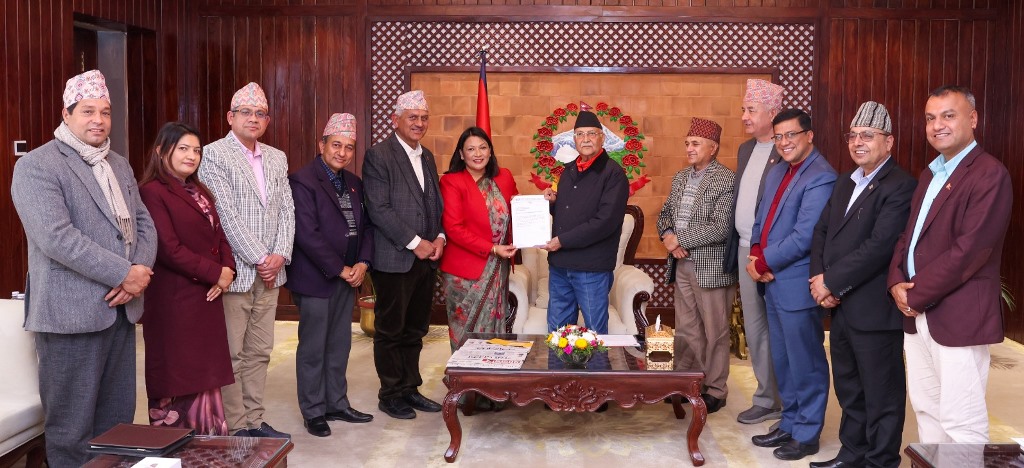 सहकारीसम्बन्धी अध्यादेशमा परिमार्जन गर्न प्रधानमन्त्रीलाई एमालेको सुझाव