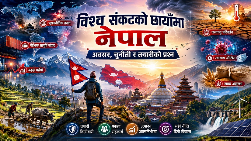 विश्व संकटको छायाँमा नेपाल : अवसर, चुनौती र तयारीको प्रश्न