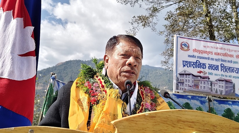 विकास निर्माणको काम प्रकृतिमैत्री ढङ्गले गर्नुपर्छ : उपप्रधानमन्त्री सिंह