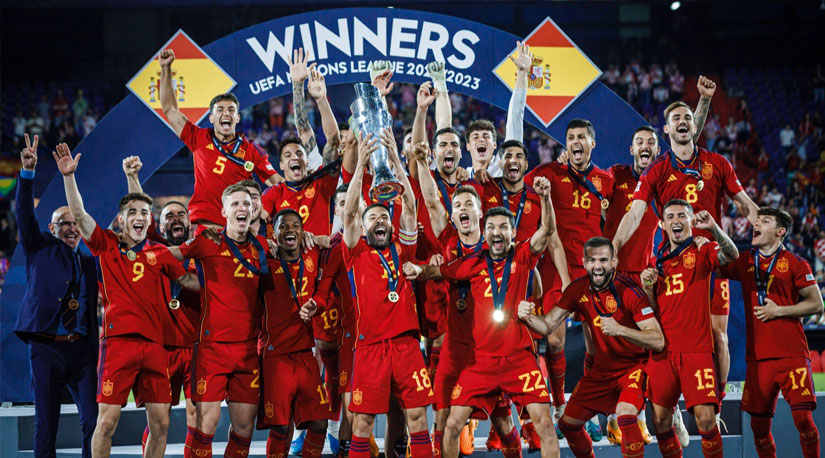 नेसन्स लिगको उपाधि स्पेनलाई