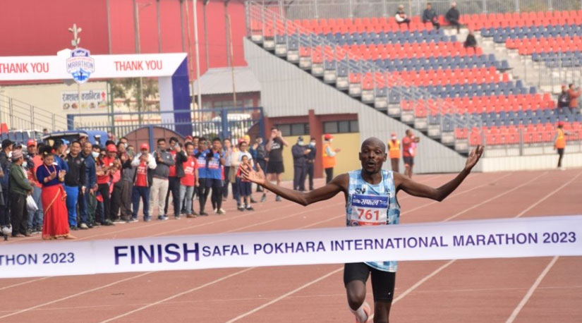 १७ औं सफल पोखरा अन्तर्राष्ट्रिय म्याराथनको उपाधि पनि स्टेफनलाई