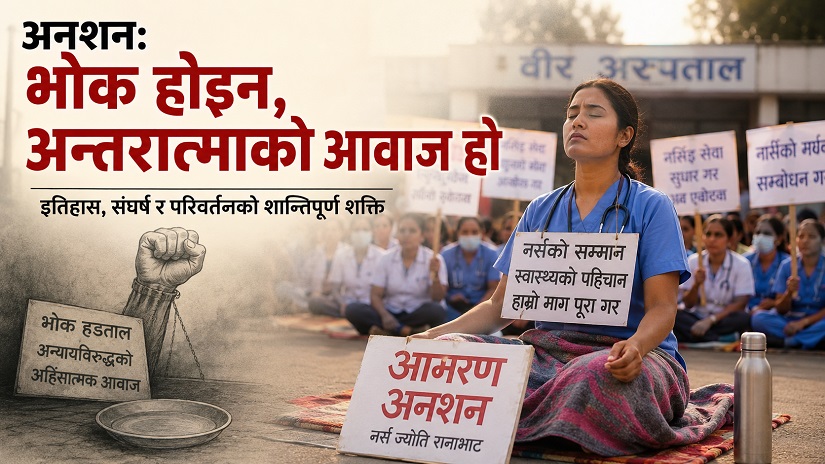 अनशन: राज्यको विवेकलाई जगाउने अन्तिम अहिंसात्मक अस्त्र
