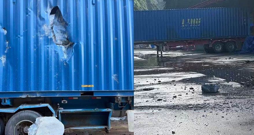 सुक्खा पहिरोले तातोपानी भन्सारमा क्षति