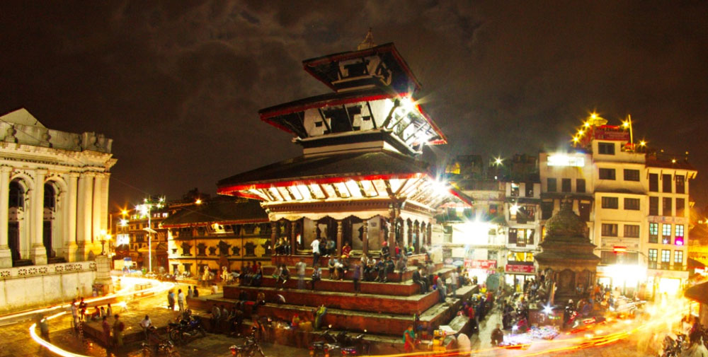 हनुमानढोका दरबार क्षेत्रका ३२ वटा मन्दिरमा बत्ती जडान, इन्द्रजात्रादेखि रात्रिमा बालिने