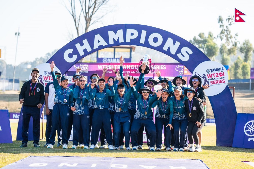 महिला टी- ट्वान्टी श्रृङ्खलाको उपाधि थाइल्यान्डलाई