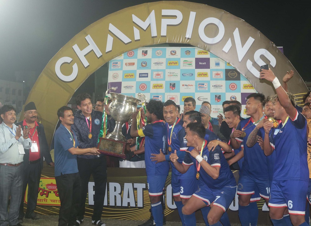 विराट गोल्ड कपको उपाधि थ्री स्टारलाई