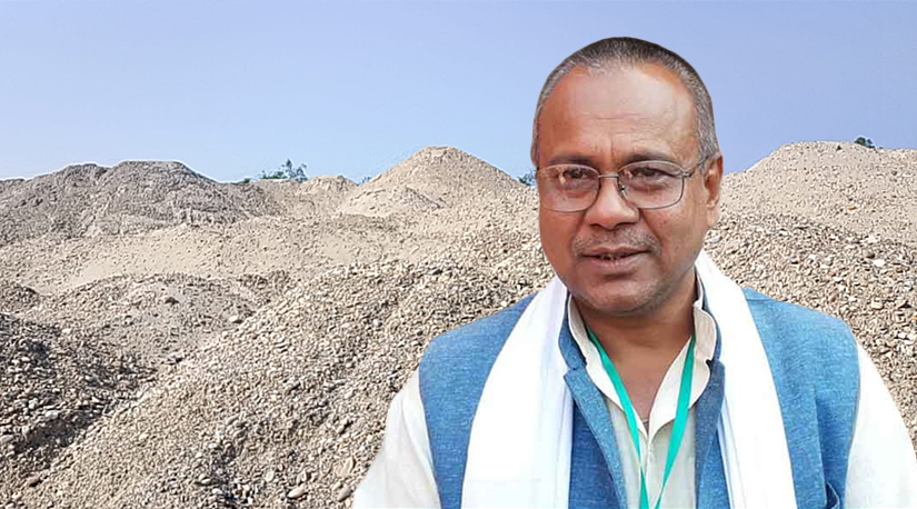 मुख्यमन्त्रीको गृह जिल्लामै कानुन लाचार : बागमती किनारमा ‘सगरमाथा’ जस्तो गिट्टी बालुवाको दर्जनाैं थुप्रो !