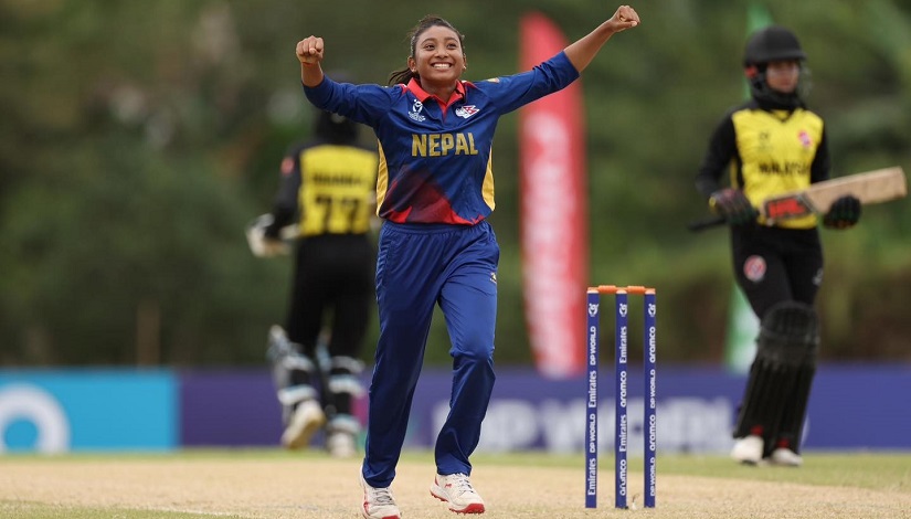 विश्वकप क्रिकेट : पूजाको अलराउन्ड प्रदर्शनमा नेपालको सान्त्वना जित