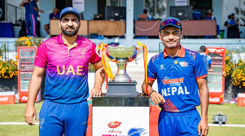 त्रिदेशीय टी-२० क्रिकेट शृङ्खलाको उपाधि यूएईलाई