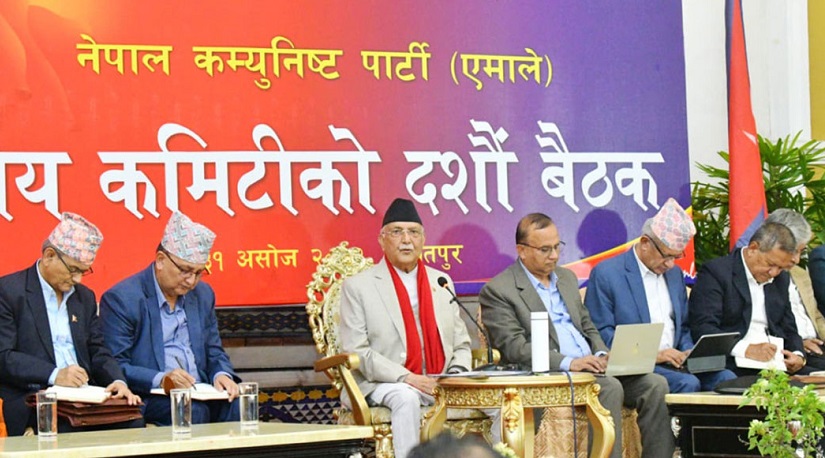 जिम्मेवारी पूरा नगरी अध्यक्ष पद छाड्दिन : ओली