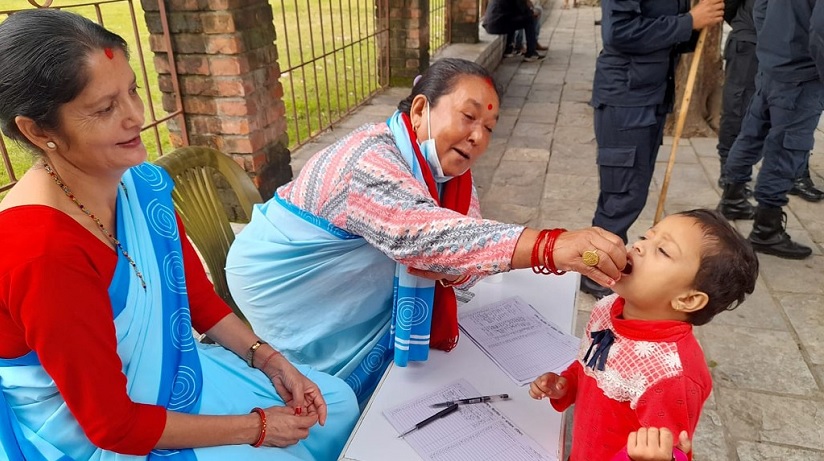 २२ लाख बालबालिकालाई भिटामिन ‘ए’ खुवाइँदै