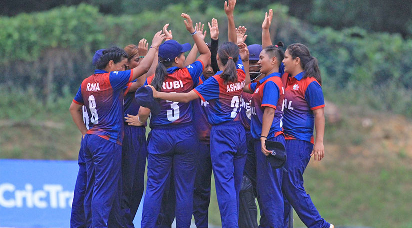 महिला टी-२० सिरिजको उपाधि नेपाललाई