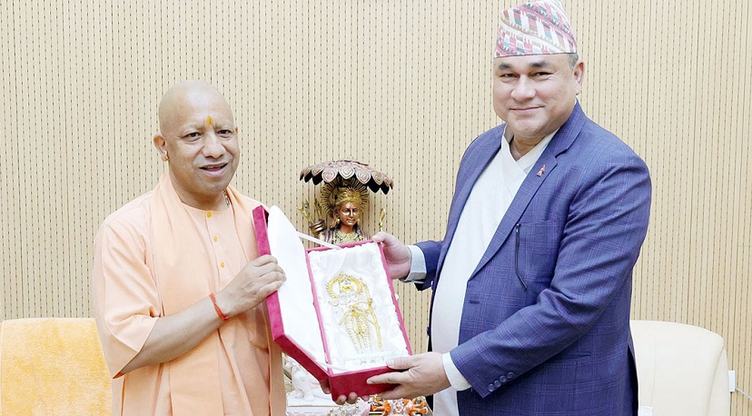 मुख्यमन्त्री शाह र योगी आदित्यनाथबीच लखनउमा भेटवार्ता